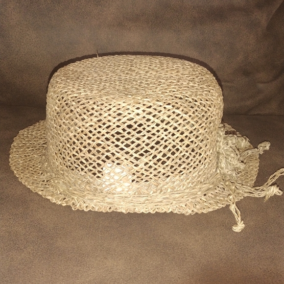 Cute Summer Wicker Style Hat NWOT 👒 - Picture 6 of 10